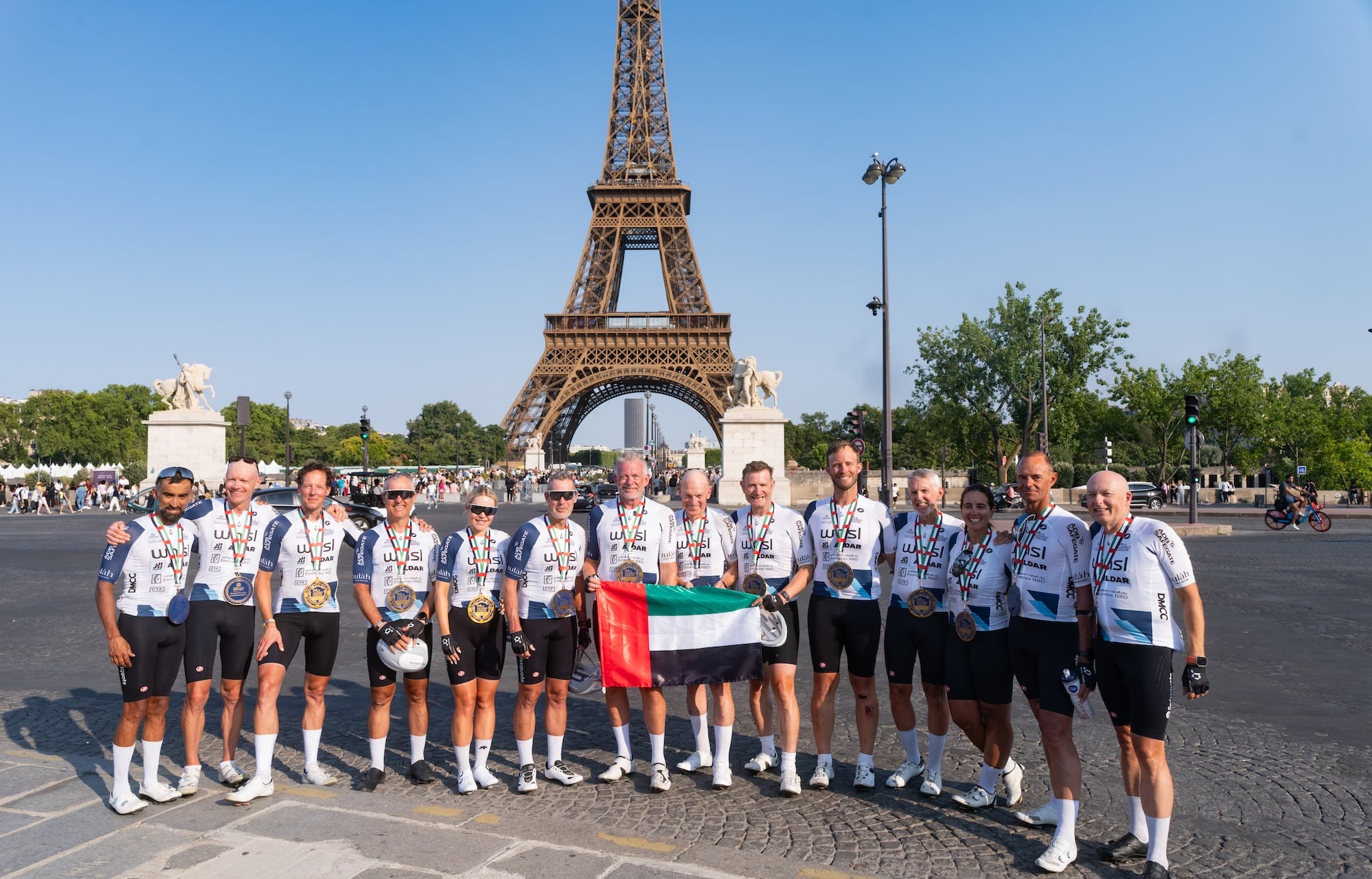 Image linked from the original feed: UAE cyclists raise Dh2.4 million for fight against cancer in epic European ride