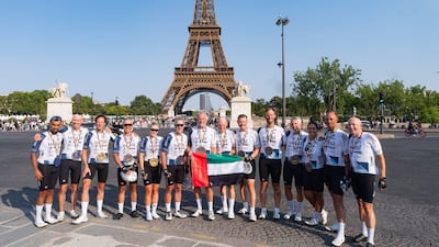 The Cycle Against Cancer riders set out with the goal of raising Dh1.8m and exceeded their expectations to raise Dh2.4m. Photo: Cycle Against Cancer