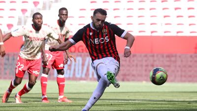 =3) Amine Gouiri (Nice) 10 goals in 22 games. AFP