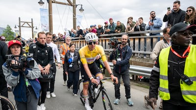 Tadej Pogacar stormed to victory in the Tour de Romandie. EPA