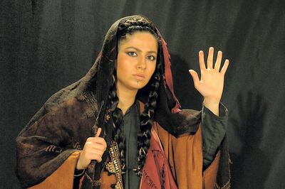 Baharak Salehniya in 'Muhammad: The Messenger of God', with costumes by Michael O'Connor.