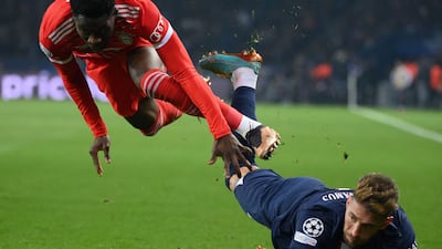 SUBS: Alphonso Davies (Cancelo, HT) - 7, Was turned too easily by Zaire-Emery but delivered the cross that set up Coman’s goal. Looked more comfortable defensively after that. AFP