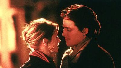 A scene from the movie Bridget Jones's Diary.