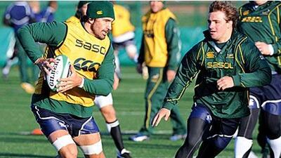 South Africa lock Victor Matfield is looking forward to playing against his Irish counterpart Paul O'Connell at Croke Park today.