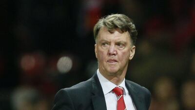 Manchester United manager Louis van Gaal shown during his team's 0-0 draw against Chelsea on Monday night in the Premier League. Jason Cairnduff / Action Images / Reuters / December 28, 2015