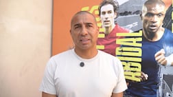 Former France striker David Trezeguet was one of the guests at the Sharjah Week of the Stars. Photo: Ahmed Razman / The National