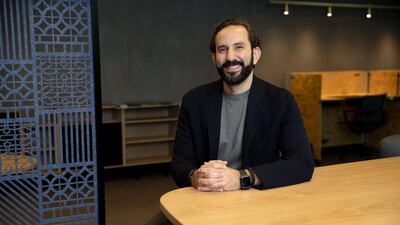 Ussama Dahabiyeh, chief executive of Injazat, says there are many catalysts accelerating the company’s growth. Victor Besa / The National