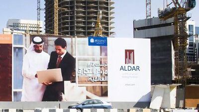 Mubadala converted bonds in Aldar to shares, boosting the Abu Dhabi developer's capital by nearly 10 per cent. Matilde Gattoni / Bloomberg