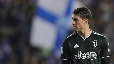 Dusan Vlahovic is said to have agreed personal terms with PSG though a deal has yet to be reached with Juventus over his transfer. Getty Images