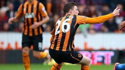 Left-back: Andrew Robertson, Hull City. Provided the cross for Mohamed Diame to open the scoring against Crystal Palace as the young Scot continues to impress at the KC Stadium. (Photo: Jan Kruger / Getty Images)