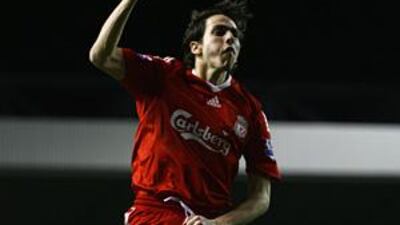 Yossi Benayoun celebrates his goal for Liverpool against Sunderland at Anfield on Tuesday.