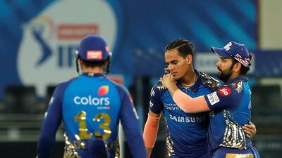 Rahul Chahar – 7. Dragged his bowling effort back well after an expensive first over, and picked up the wicket of Kohli. Sportzpics for BCCI