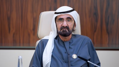 Sheikh Mohammed bin Rashid, Vice President and Ruler of Dubai, has said the UAE is seeking to spread hope with its humanitarian work. Photo: X
