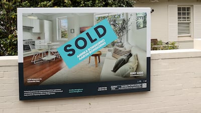 Australia’s A$9.4 trillion ($6.4 trillion) housing market has declined 8 per cent from the recent peak reached in April. Getty Images