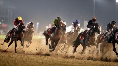 The Arabian Adventures race at the Meydan racecourse. Chris Whiteoak / The National