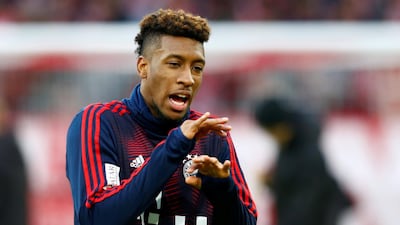 Kingsley Coman travelled with the Bayern Munich squad for Wednesday's game against Ajax in Amsterdam. Reuters