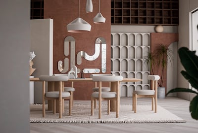 UAE Designer Exhibition, part of Downtown Design, gives emerging and established designers the chance to present eco-conscious products. Photo: Dubai Design Week