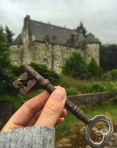 The couple first spotted an advertisement for the castle in 2014. Courtesy Stef Burgon and Simon Hunt