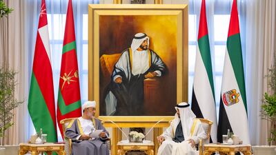 President Sheikh Mohamed and Sultan Haitham witnessed the signing of agreements aimed at further strengthening relations between the Gulf neighbours