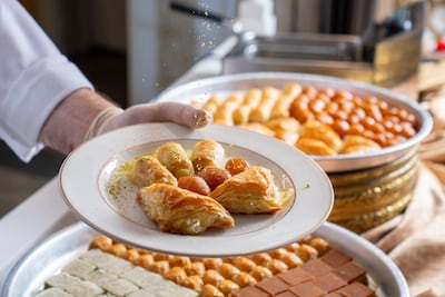 Arabic sweets can be described generically as halawa. Photo: Emirates Palace Mandarin Oriental