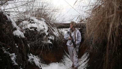 The winter war could be a defining moment in combat operations in Ukraine. AFP