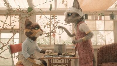 Susan Wokoma as Rosa and Helena Bonham Carter as Jen in The House. Photo: Netflix