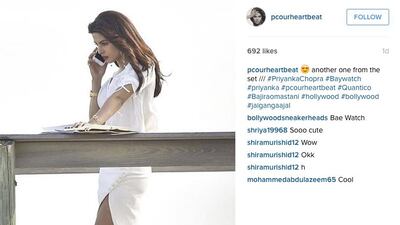 Priyanka Chopra stars as the main antagonist in Baywatch, her Hollywood debut, due to be released in 2017.