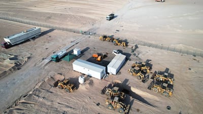 Some of the equipment used to manage the landfill site.