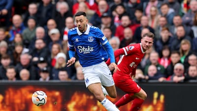 Inch perfect cross picked on Calvert-Lewin but striker couldn’t convert first-minute chance. Had one shot deflected over bar for a corner. Winger was whipped off at half-time with Everton going into out and out defensive mode. Getty