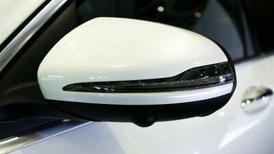 The SUV is driven by electric motors on the front and rear axles. Victor Besa / The National