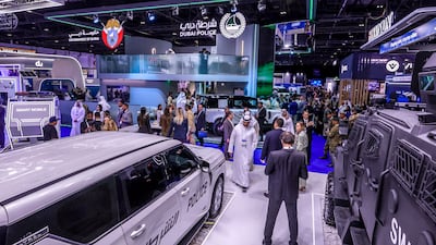 The World Police Summit 2025 in Dubai. All photos: Victor Besa / The National
