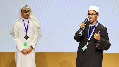 Omar Al Sharif at the Arab Reading Challenge