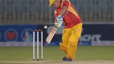 Dean Jones was the head coach of Islamabad United during the 2016 Pakistan Super League, leading the team to win the inaugural tournament. Aamir Qureshi / AFP