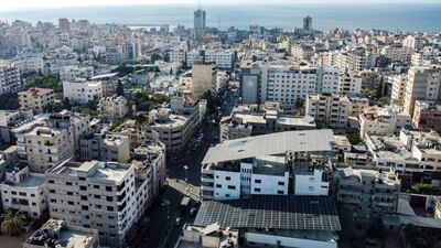 Gaza bakery owner Bishara Shehadeh has installed hundreds of panels on his roof. Surplus electricity generated during the day is sold to the electricity company.