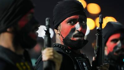 Security forces on duty. Only a few thousand Saudi citizens and residents attended the annual pilgrimage in the last two years as Covid-19 curtailed travel.