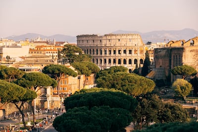 There are flights available to Rome for less than Dh2,500 this Eid Al Adha. Getty Images