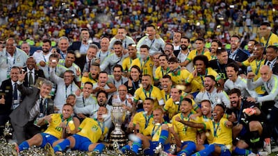 It was the first time since 2007 that Brazil had won the Copa America. AFP