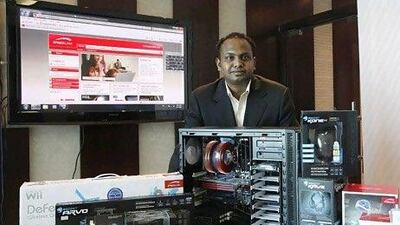 Ganesh Venugopal (Chief Operating Officer of Uber Technologies) at his office. (Jeffrey E Biteng / The National)