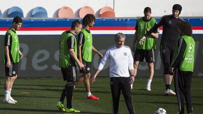 Jose Mourinho and Chelsea are second in the Premier League. Ian Langsdon / EPA