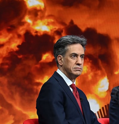 Energy Security Ed Miliband is reluctantly changing his position. Photo: BBC/PA
