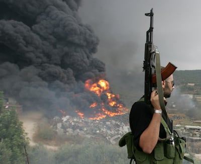 A Lebanese Hezbollah guerrilla pictured during clashes in Beirut in 2006. Reuters