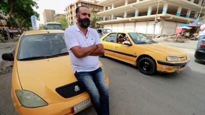 Osama Mohammed, an Iraqi taxi driver, says the situation is so bad that he now begun to turn down customers. AFP