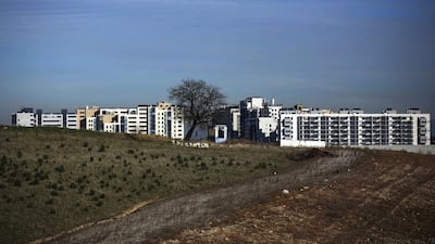 A general view shows the Valdebebas neighbourhood in Madrid. While 80 per cent of Spaniards own their home - twice as much as the euro zone average - the amount of new mortgages ceded has dropped to less than a tenth of its pre-crisis peak of 127,233 signed in March 2006. Andrea Comas / Reuters
