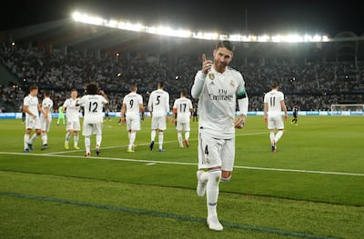Sergio Ramos scored Real Madrid's third goal. Reuters