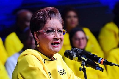 The Hadeeds were allegedly involved in a plot to kill high-profile politicians in Trinidad and Tobago, including Prime Minister Kamla Persad-Bissessar, pictured. AFP