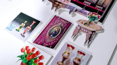 Student Shamsa Al Suwaidi's Ottoman-inspired presentation board pays tribute to Turkish history