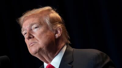 US President Donald Trump speaks at the 2019 National Prayer Breakfast in Washington DC, USA, February,7, 2019. EPA
