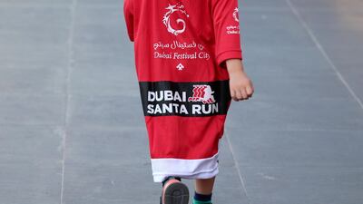 The Dubai Santa Run kicked off the weekend in fine style