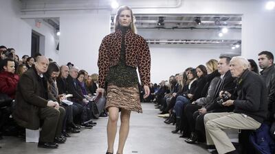 A look from the Proenza Schouler show. AP