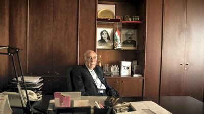 Maghanmal Pancholia, the 94-year-old chairman of Arabian Trading Agency, still goes to work each morning. Reem Mohammed /The National